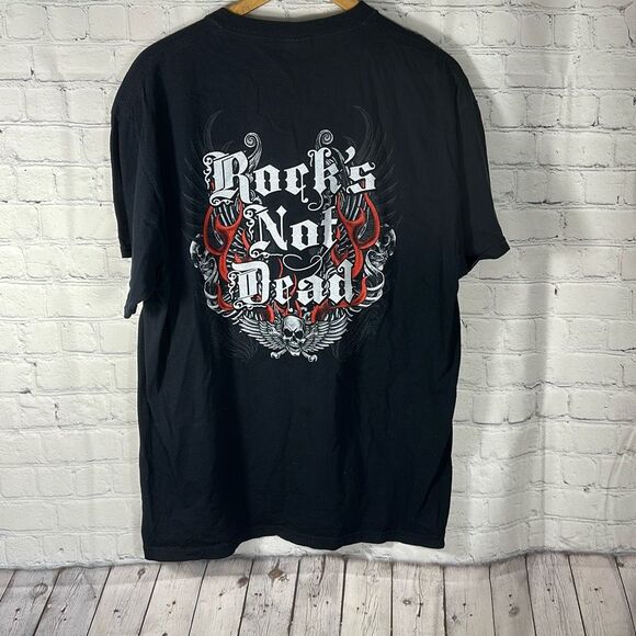 Skid Row Band Tee XL Black Rock’s Not Dead Concert Slave to the Grind - Picture 3 of 6